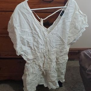 V-neck decorative top